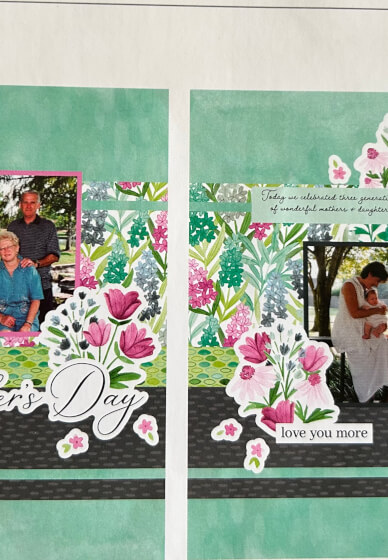 Scrapbook Class - Memories in Bloom