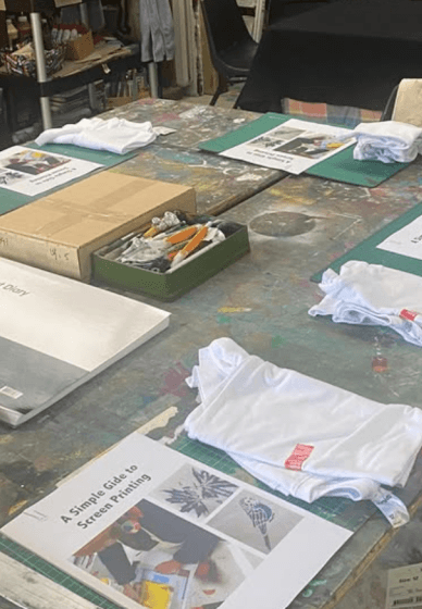 Screen Printing Class: Make Your Own Tote Bag and Tea Towel