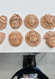 Sculpt Your Pottery God, Goddess or Green Man Workshop
