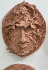 Sculpt Your Pottery God, Goddess or Green Man Workshop