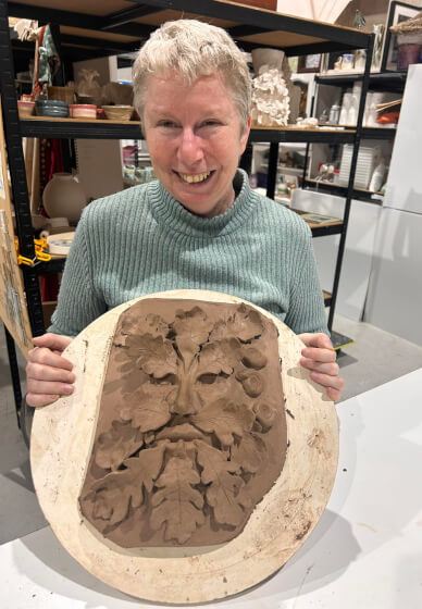 Sculpt Your Pottery God, Goddess or Green Man Workshop