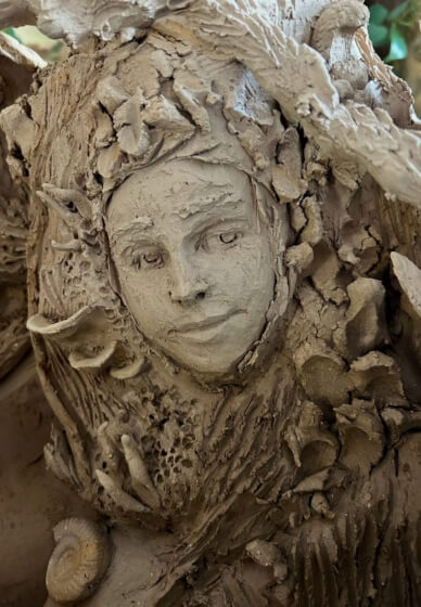 Sculpt Your Pottery God, Goddess or Green Man Workshop
