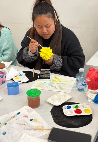 Sculpture Painting Workshop