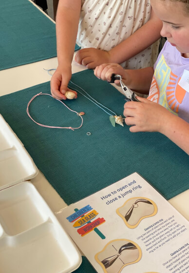 Sea Glass Children's Jewellery Workshop
