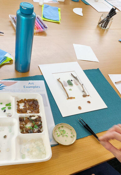 Sea Glass Scene Artwork Workshop