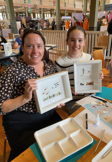 Sea Glass Scene Artwork Workshop