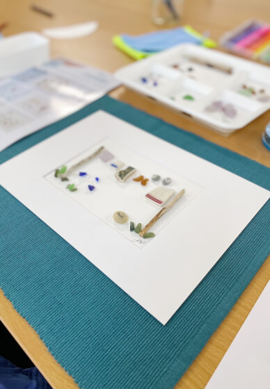Sea Glass Scene Artwork Workshop