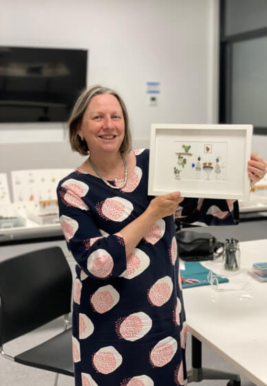 Sea Glass Scene Artwork Workshop