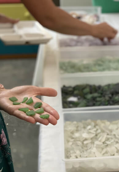 Sea Glass Scene Artwork Workshop