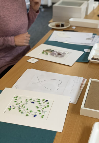 Sea Glass Scene Artwork Workshop