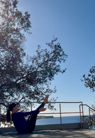 Seaside Nature Yoga Class for Women