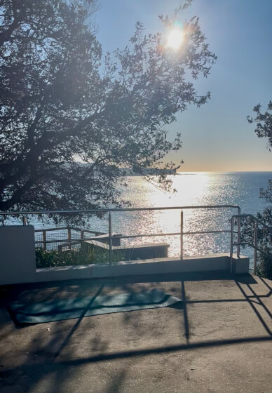 Seaside Nature Yoga Class for Women