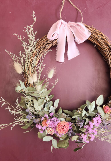 Seasonal Dried Wreath Workshop