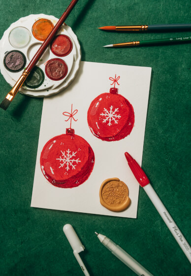 Self-Guided Christmas Card Workshop