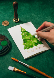 Self-Guided Christmas Card Workshop