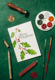 Self-Guided Christmas Card Workshop