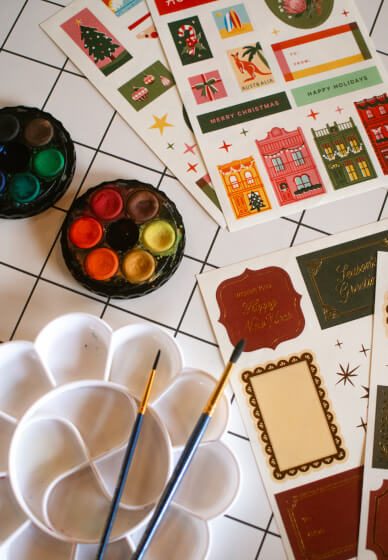 Self-Guided Christmas Card Workshop
