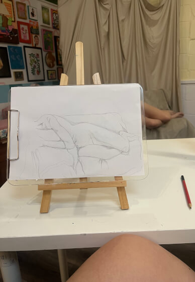 Self-led Life Drawing Experience