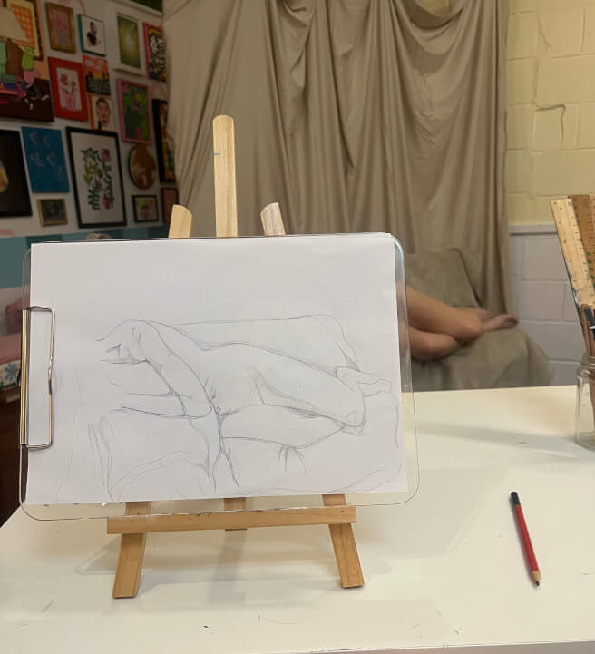 Self-led Life Drawing Experience