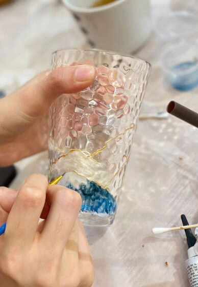 Semi-guided Pottery Painting or Glass Painting Art Workshop