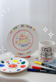 Semi-guided Pottery Painting or Glass Painting Art Workshop