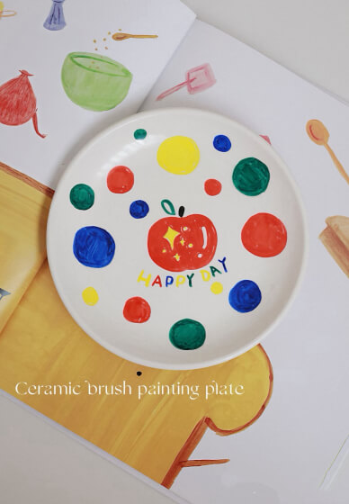 Semi-guided Pottery Painting or Glass Painting Art Workshop