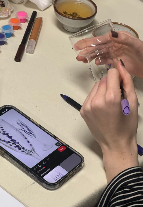 Semi-guided Pottery Painting or Glass Painting Art Workshop
