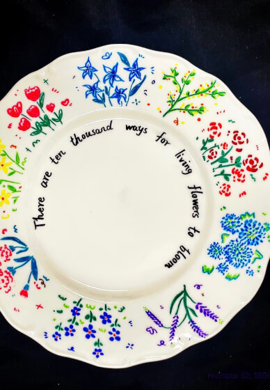 Semi-guided Pottery Painting or Glass Painting Art Workshop