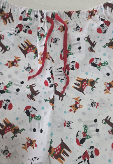 Sew Matching Family Christmas PJ Shorts / Pants