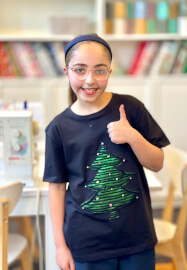 Sew on School Holiday: Christmas T-Shirt and Candle Magic