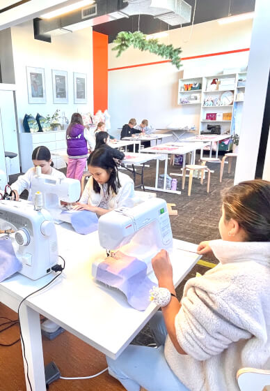 Sew on School Holiday: Christmas T-Shirt and Candle Magic