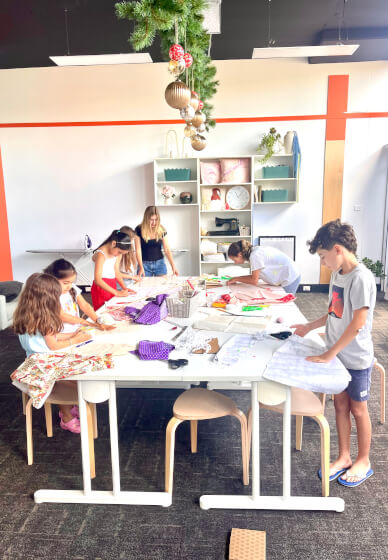 Sew on School Holiday: Christmas T-Shirt and Candle Magic