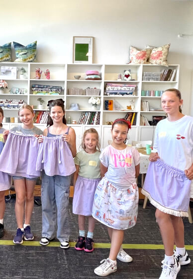 Sewing Class on School Holiday
