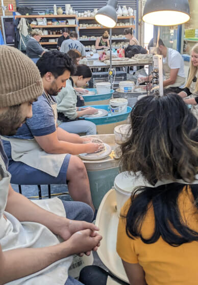 Share a Wheel: Pottery for Two Class