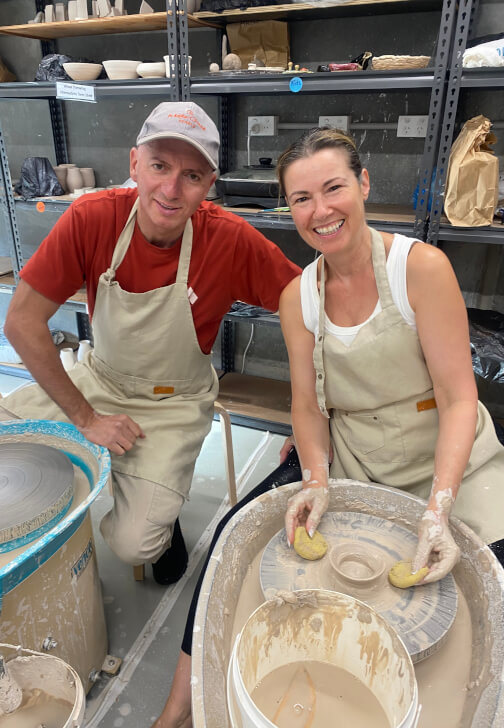 Share a Wheel: Pottery for Two Class