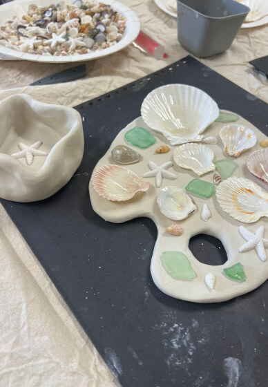 Shell Paint Palette Experience with UV Resin