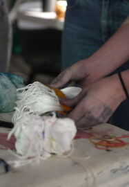 Shibori Scarf and Wine Workshop