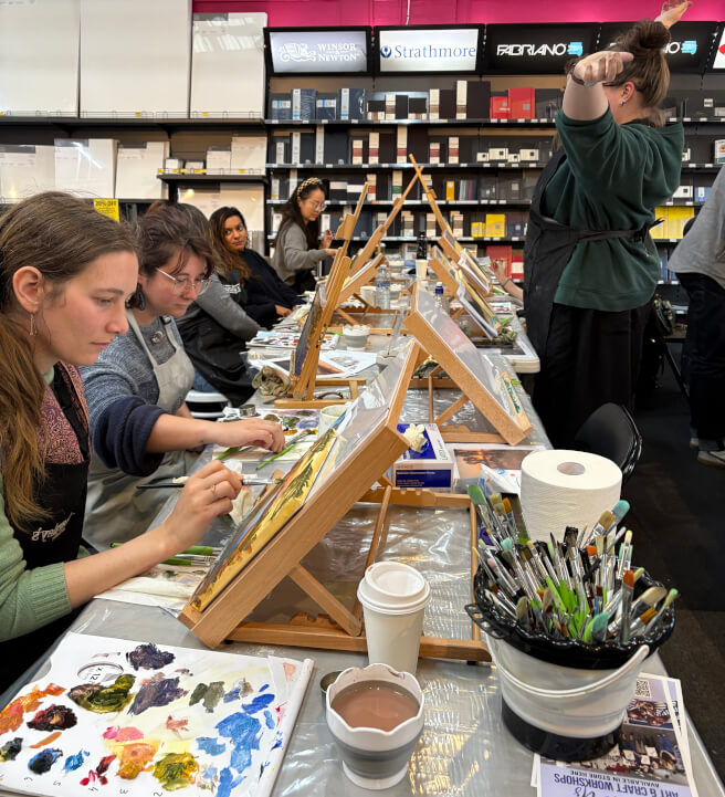 Siamese Fish Reeves Gouache Workshop