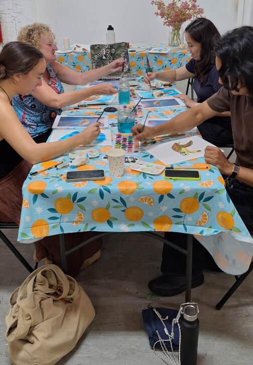 Siamese Fish Watercolour Workshop
