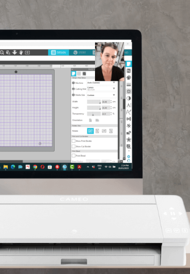 Silhouette Print and Cut Stickers Class