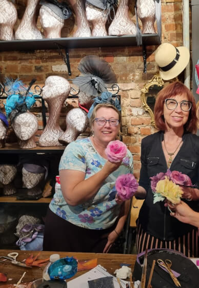 Silk Rose Workshop in Japanese Flower-Making Techniques