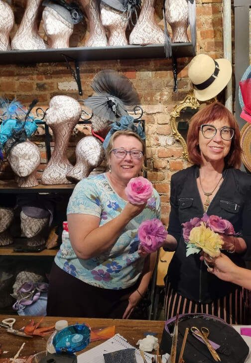 Silk Rose Workshop in Japanese Flower-Making Techniques