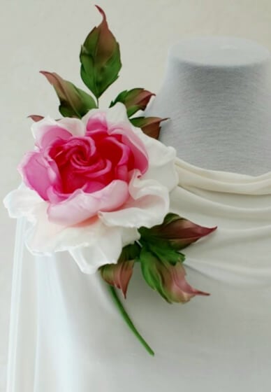 Silk Rose Workshop in Japanese Flower-Making Techniques