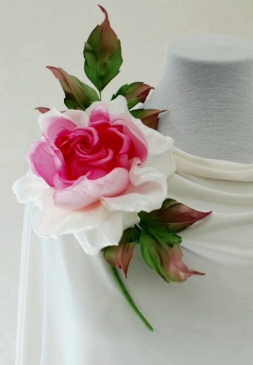 Silk Rose Workshop in Japanese Flower-Making Techniques