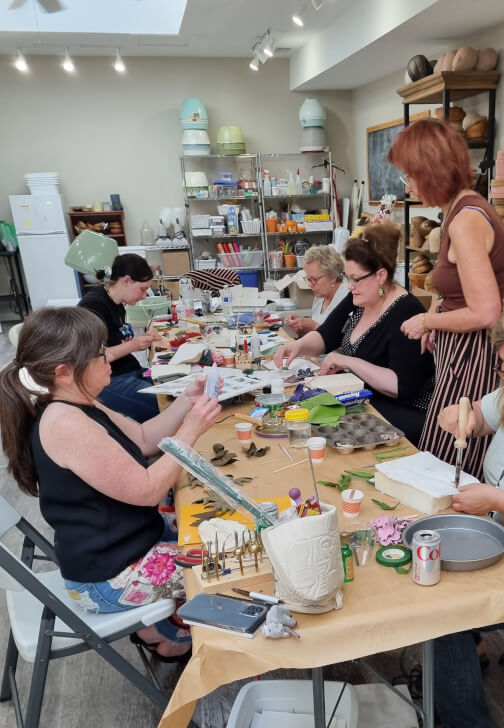 Silk Rose Workshop in Japanese Flower-Making Techniques