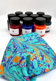 Silk Scarf Marbling Workshop
