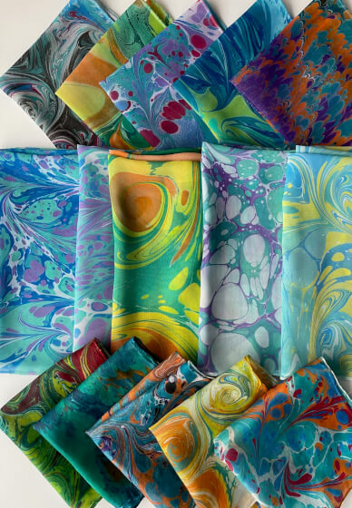 Silk Scarf Marbling Workshop