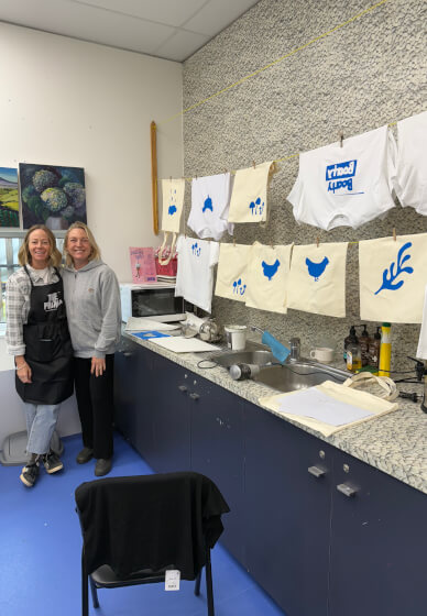 Silk Screen Printmaking Class