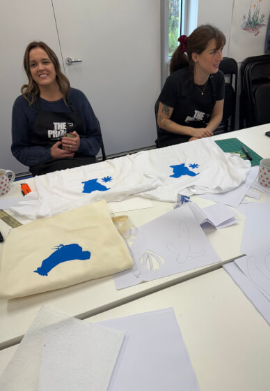 Silk Screen Printmaking Class