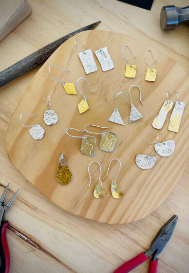Silver and Gold Earring Workshop for Beginners